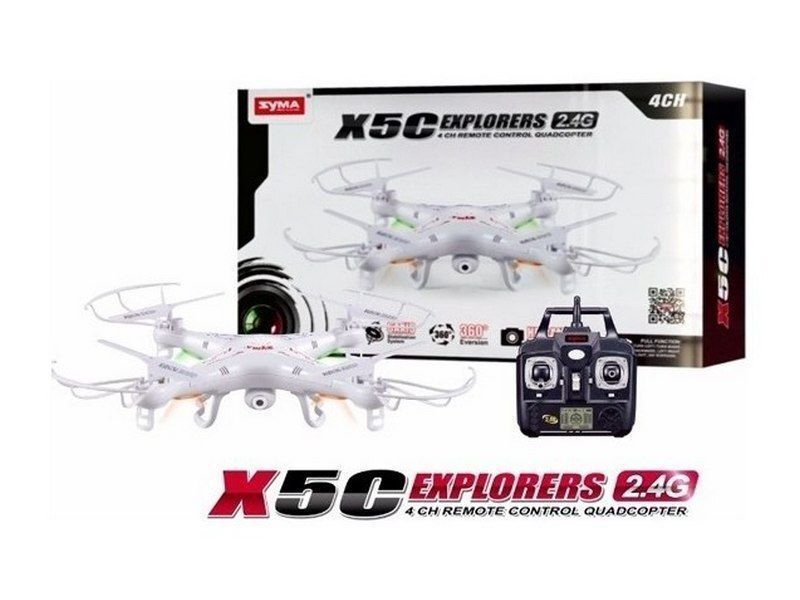 Р/У квадрокоптер Syma X5C 4Gb 2.4G RTF с видеокамерой