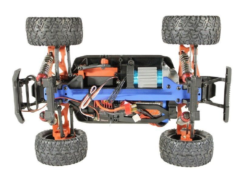 Радиоуправляемый монстр Remo Hobby SMAX Brushless UPGRADE V2.0 (синий) 4WD 2.4G 1/16 RTR