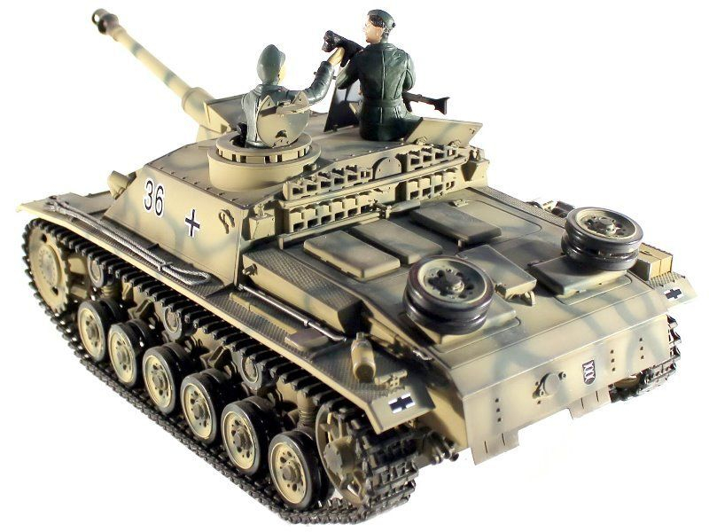 Р/У танк Taigen 1/16 SturmgeschutzIIIausf.gsd.kfz. (Германия) (для ИК танкового боя) 2.4G RTR