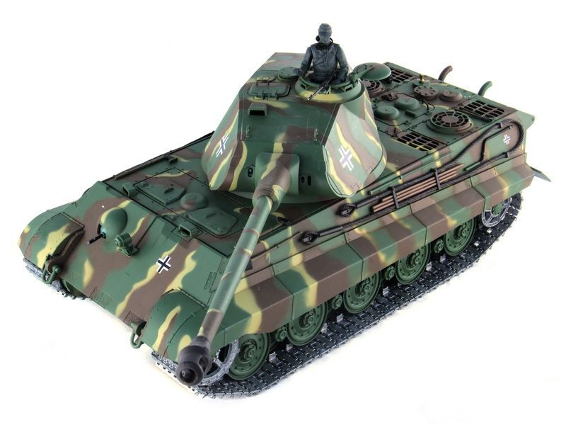 Р/У танк Heng Long 1/16 KingTiger (Германия) 2.4G RTR PRO красно-коричневый