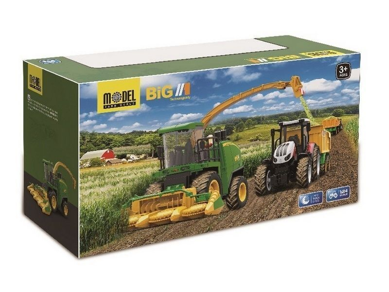 Р/У фермерский трактор Korody с косилкой 1/24 2.4G 6CH RTR