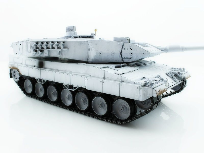Радиоуправляемый танк Taigen 1/16 Leopard 2 A6 (Германия) (для ИК танкового боя) UN 2.4G RTR, деревянная коробка
