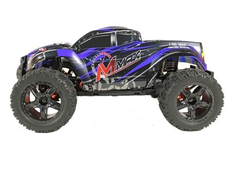Радиоуправляемый монстр Remo Hobby MMAX UPGRADE (синий) 4WD 2.4G 1/10 RTR