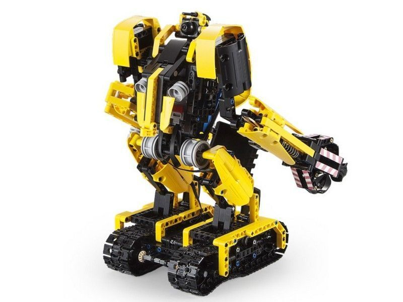 Радиоуправляемый конструктор CADA 2 в 1 экскаватор ROCK MAN (930 деталей)