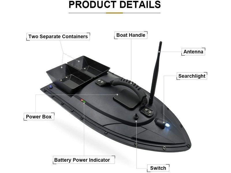 Радиоуправляемый катер для рыбалки Flytec 2011-5 2.4G RTR