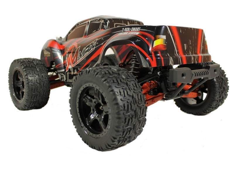 Радиоуправляемый монстр Remo Hobby MMAX UPGRADE (красный) 4WD 2.4G 1/10 RTR