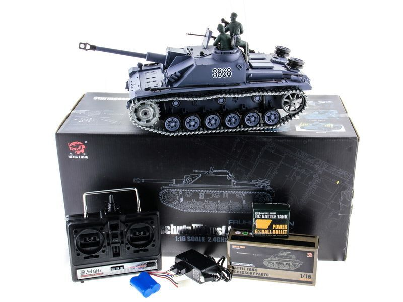 Р/У танк Heng Long 1/16 Sturmgeschutz III (Германия) 2.4G RTR