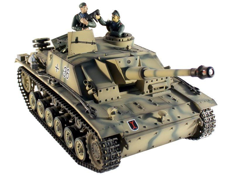 Р/У танк Taigen 1/16 SturmgeschutzIIIausf.gsd.kfz. (Германия) (для ИК танкового боя) 2.4G RTR