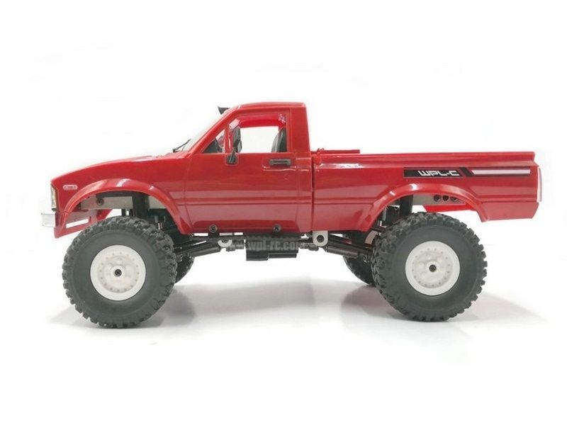 Радиоуправляемая машина WPL пикап Hilux (красная) 4WD 2.4G 1/16 KIT