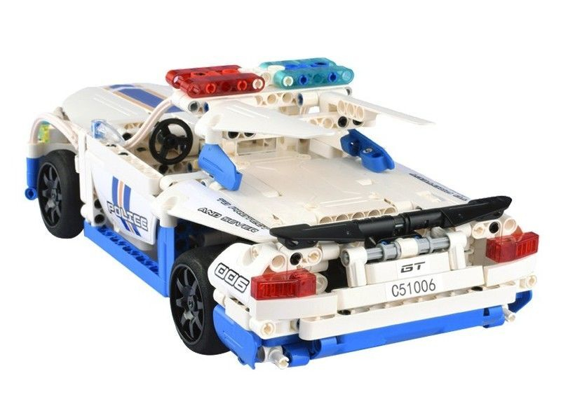 Р/У конструктор CaDA Technic полицейская машина (430 деталей)