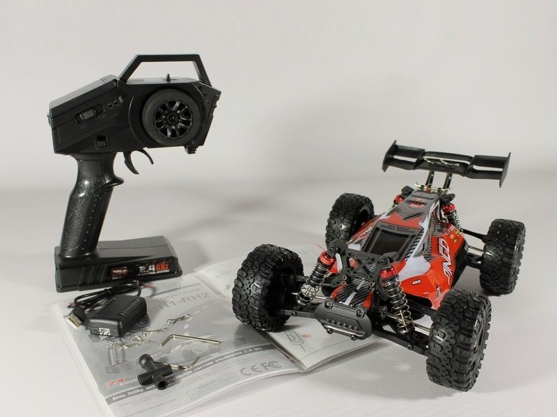 Радиоуправляемая багги Remo Hobby Dingo V2.0 (красный) 4WD 2.4G 1/16 RTR