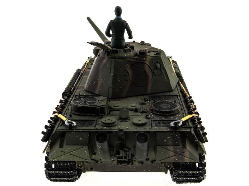Р/У танк Taigen 1/16 Panther type F с ИК пушкой HC версия, башня на 360, подшипники в ред, 2.4G RTR