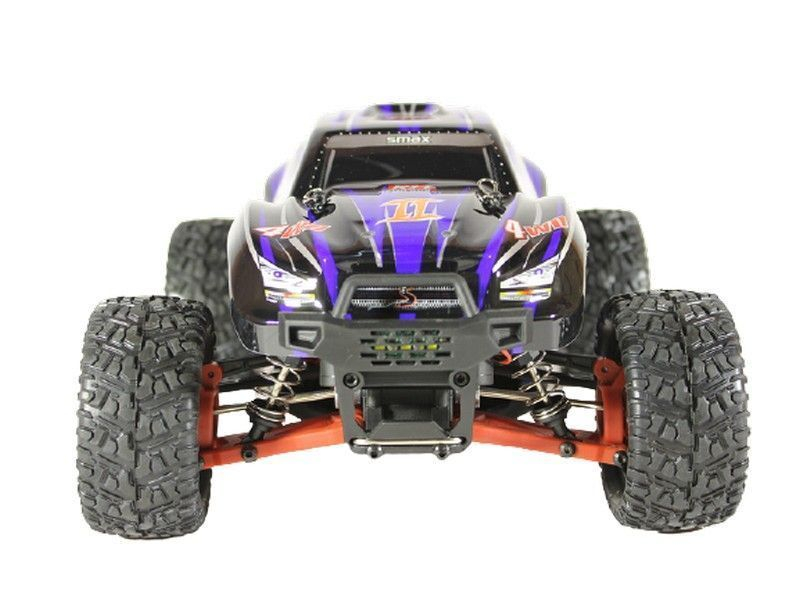 Радиоуправляемый монстр Remo Hobby SMAX Brushless UPGRADE V2.0 (синий) 4WD 2.4G 1/16 RTR