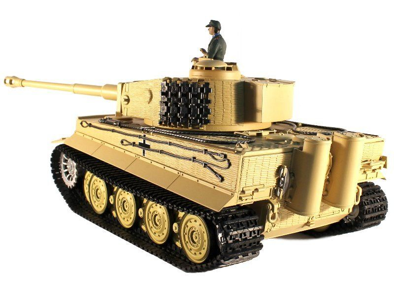 P/У танк Taigen 1/16 Tiger 1 (Германия, поздняя версия) 2.4G RTR песочный
