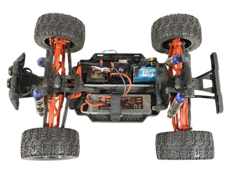 Радиоуправляемый монстр Remo Hobby MMAX Brushless UPGRADE (синий) 4WD 2.4G 1/10 RTR