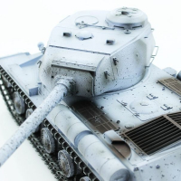 Радиоуправляемый танк Taigen 1/16 ИС-2 модель 1944, СССР, зимний, (для ИК танкового боя) 2.4G