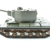 Радиоуправляемый танк Torro КВ-2 1/16 2.4G, СССР, зеленый, ИК-пушка, деревянная коробка