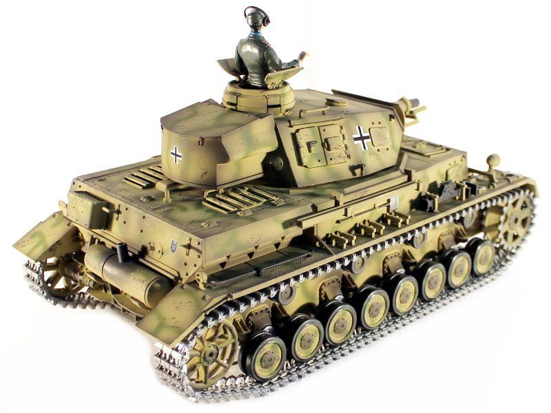 Р/У танк Taigen 1/16 Dak PZ.Kpfw. IV Ausf. F-1 (Германия) PRO 2.4G RTR