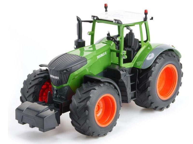 Р/У сельскохозяйственный трактор с прицепом Double Eagle 1:16
