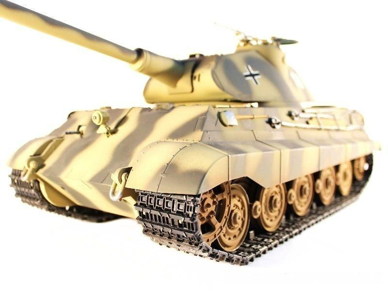 Р/У танк Taigen 1/16 KingTiger (для ИК танкового боя) (Германия) HC 2.4G RTR