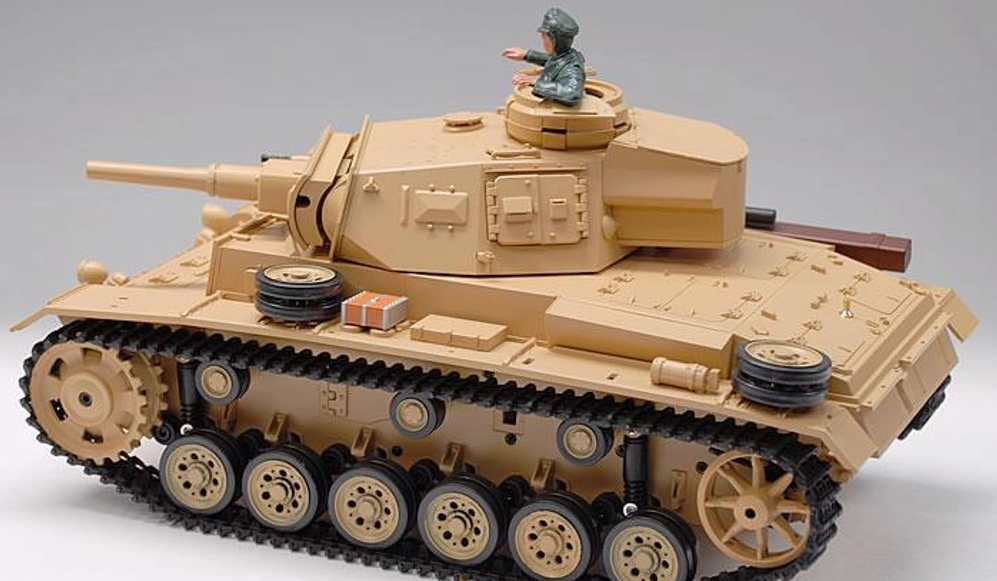 Р/У танк Heng Long 1/16 Panzerkampfwagen III (Германия) 2.4G RTR песочный