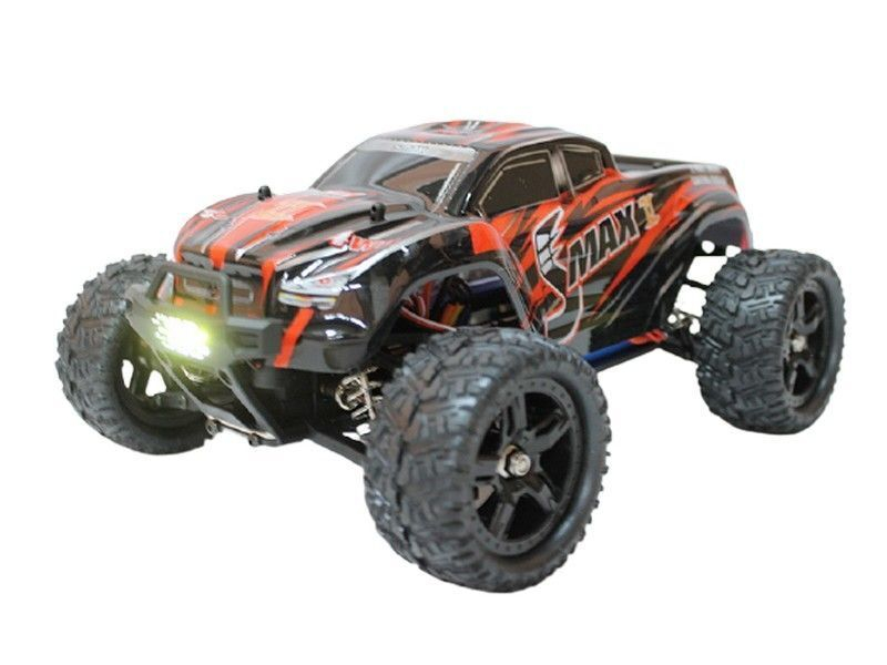Радиоуправляемый монстр Remo Hobby SMAX Brushless V2.0 (красный) 4WD 2.4G 1/16 RTR