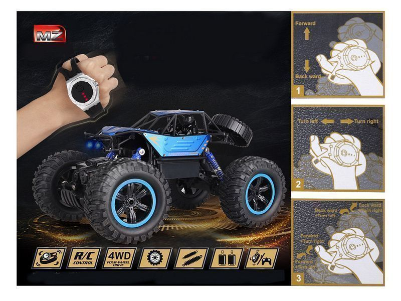 Радиоуправляемая машина MZ Краулер (часы + пульт) +акб 1/14