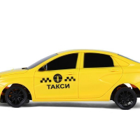 Радиоуправляемая машина AUTODRIVE Lada Vesta такси, 1/16, желтый, 40MHz, в/к 35*16,5*12,5см