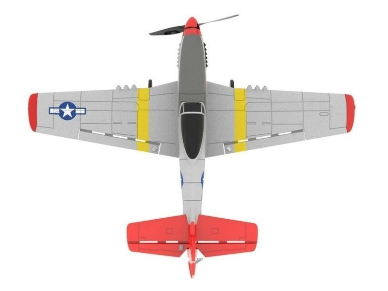 Радиоуправляемый самолет Volantex RC P51D 400мм 2.4G 4ch LiPo RTF with Gyro