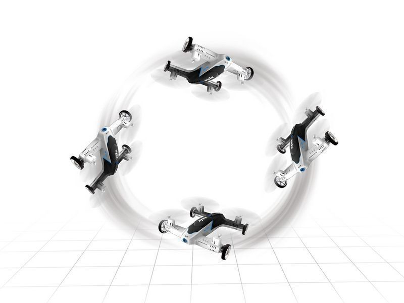 Р/У квадрокоптер Syma X19W Летающая машина с FPV трансляцией Wi-Fi 6-AXIS 2.4G RTF