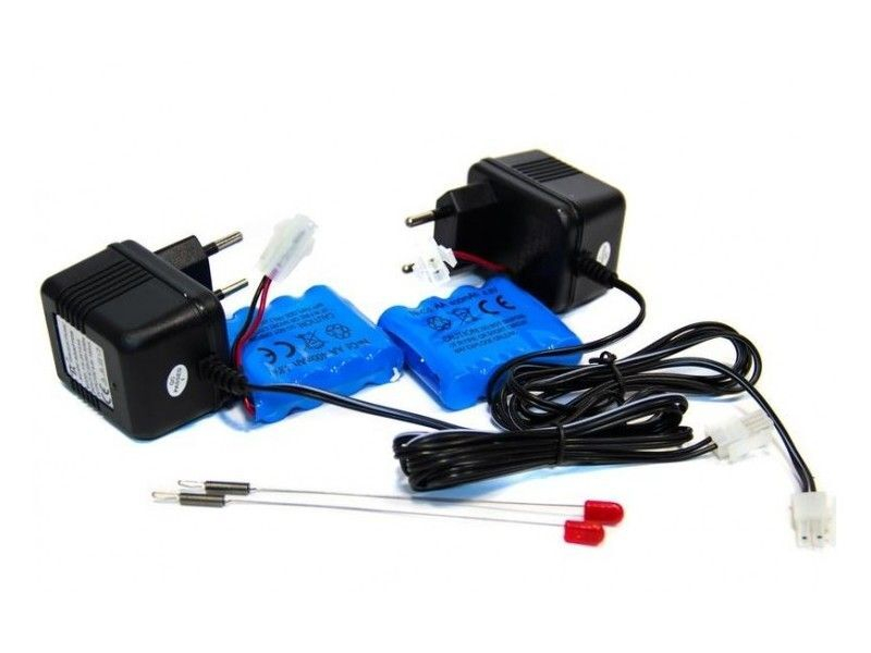 Р/У танковый бой Huan Qi Т-34 и Tiger 1:32 2.4G (два танка, з/у, акк)