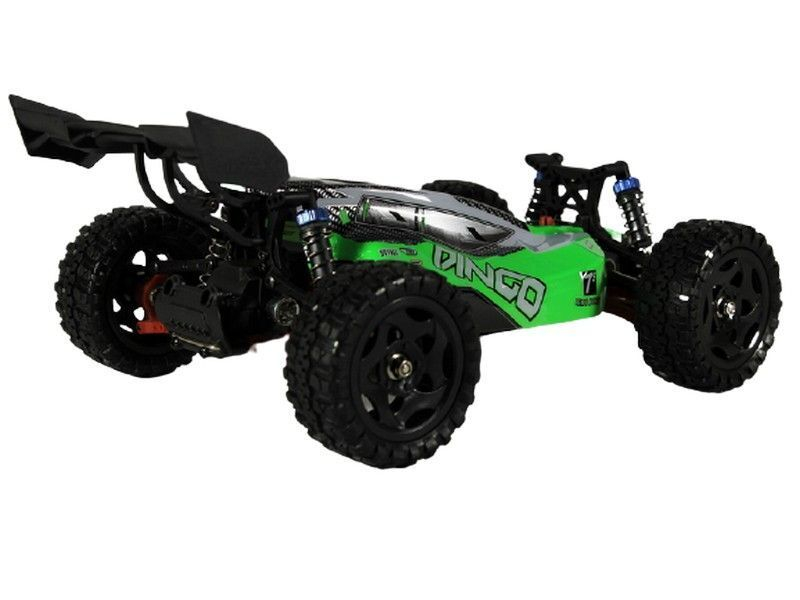 Радиоуправляемая багги Remo Hobby Dingo UPGRADE V2.0 (зеленая) 4WD 2.4G 1/16 RTR