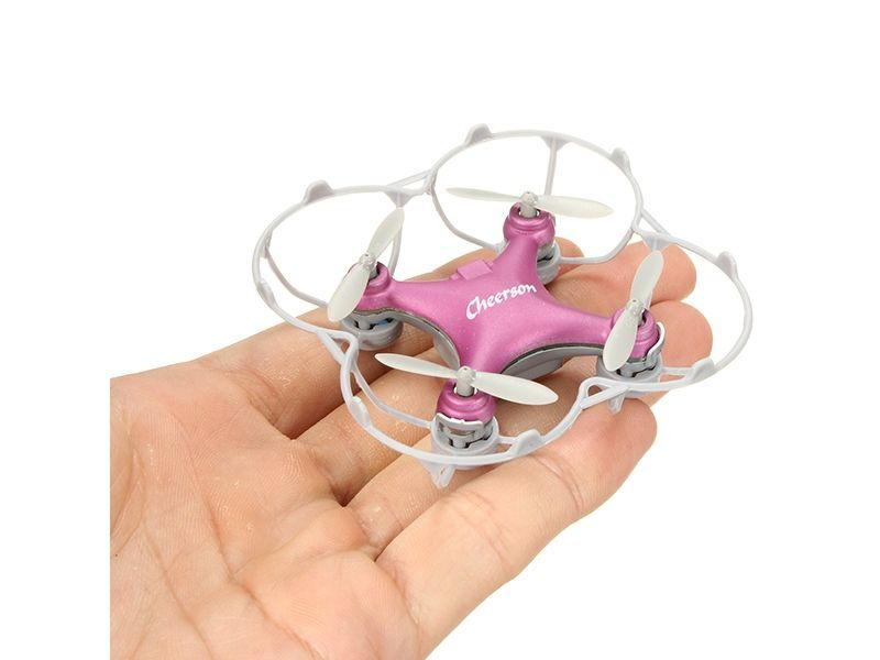 Р/У квадрокоптер Cheerson CX-10SE Mini RTF 2.4G (розовый)