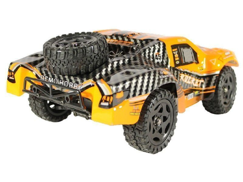 Радиоуправляемый шорт-корс Remo Hobby Rocket V2.0 (оранжевый) 4WD 2.4G 1/16 RTR