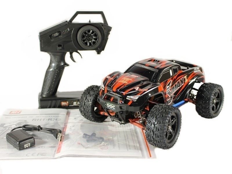 Радиоуправляемый монстр Remo Hobby SMAX UPGRADE V2.0 (красный) 4WD 2.4G 1/16 RTR