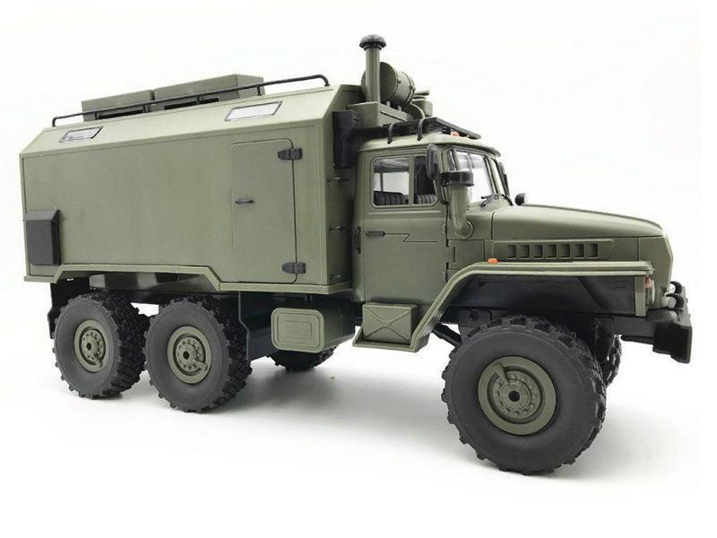 Радиоуправляемая машина WPL УРАЛ (зеленый) 6WD 2.4G 1/16 RTR