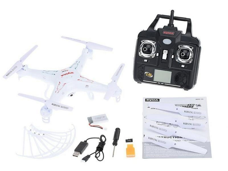 Р/У квадрокоптер Syma X5C 4Gb 2.4G RTF с видеокамерой