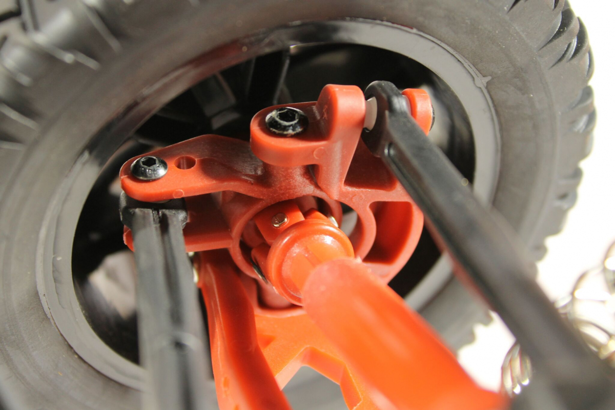 Радиоуправляемый монстр Remo Hobby MMAX PRO UPGRADE (красный) 4WD 2.4G 1/10 RTR