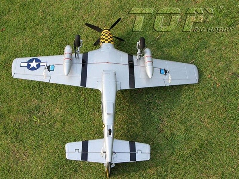 Р/У самолет Top RC P-51D (желтая раскраска) 750мм PNP