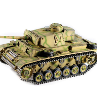 Р/У танк Taigen 1/16 Panzerkampfwagen III (Германия) дым, свет V3 2.4G RTR камуфляж