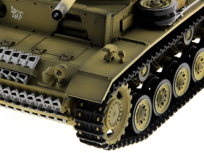 Р/У танк Taigen 1/16 Panzerkampfwagen III (Германия) PRO (для ИК танкового боя) 2.4G RTR