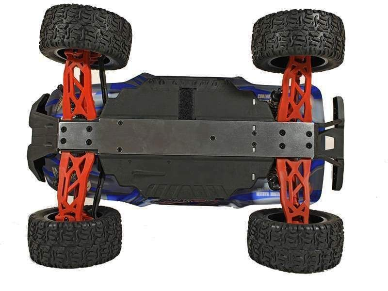 Радиоуправляемый монстр Remo Hobby MMAX PRO UPGRADE (синий) 4WD 2.4G 1/10 RTR