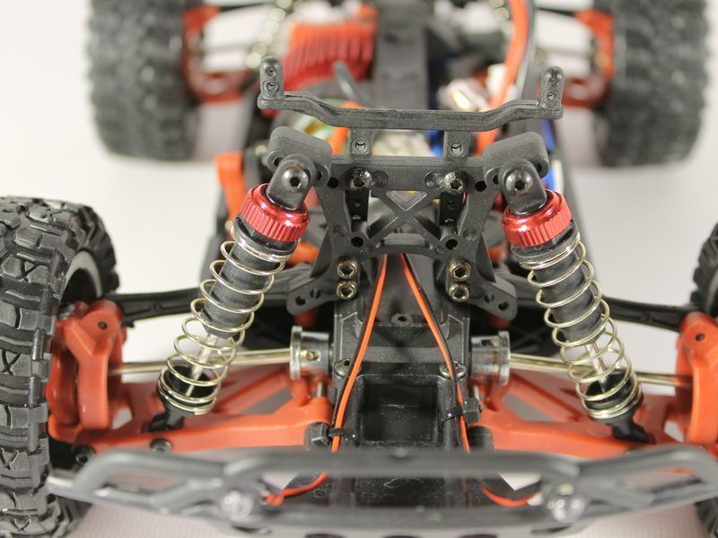 Радиоуправляемый шорт-корс Remo Hobby Rocket UPGRADE V2.0 (красный) 4WD 2.4G 1/16 RTR