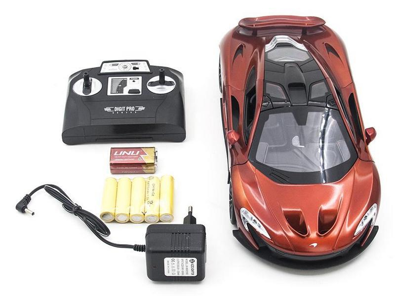 Р/У машина MZ McLaren P1 2312 1/14, открываются двери +акб