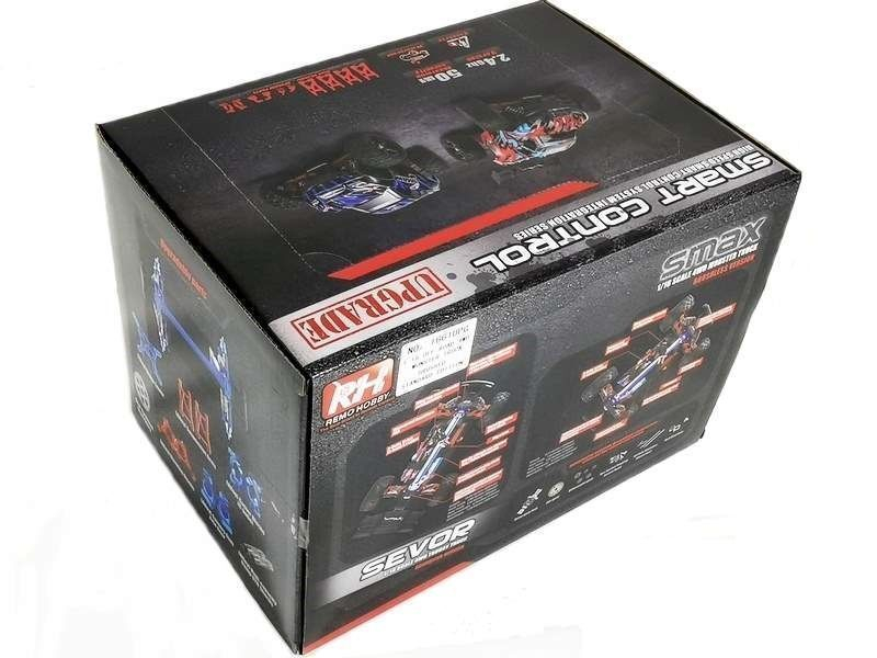 Радиоуправляемая трагги Remo Hobby S EVO-R (красный) 4WD 2.4G 1/16 RTR