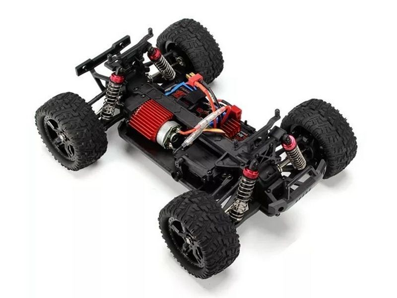 Радиоуправляемый монстр Remo Hobby SMAX (красный) 4WD 2.4G 1/16 RTR