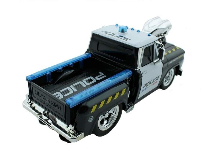 Р/У полицейский пикап из серии "Muscle Сar" с гоночным Мотор. 1/16 + свет + звук