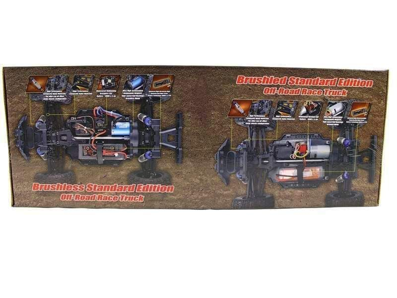 Радиоуправляемый монстр Remo Hobby MMAX UPGRADE (синий) 4WD 2.4G 1/10 RTR