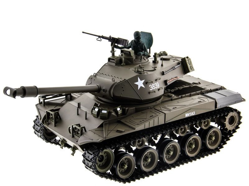 Р/У танк Heng Long 1/16 Walker Bulldog - M41A3 Бульдог 2.4G RTR