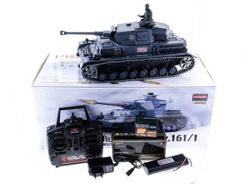Р/У танк Heng Long 1/16 Panzerkampfwagen IV Ausf.F2.Sd.Kfz (Германия) 2.4G RTR PRO